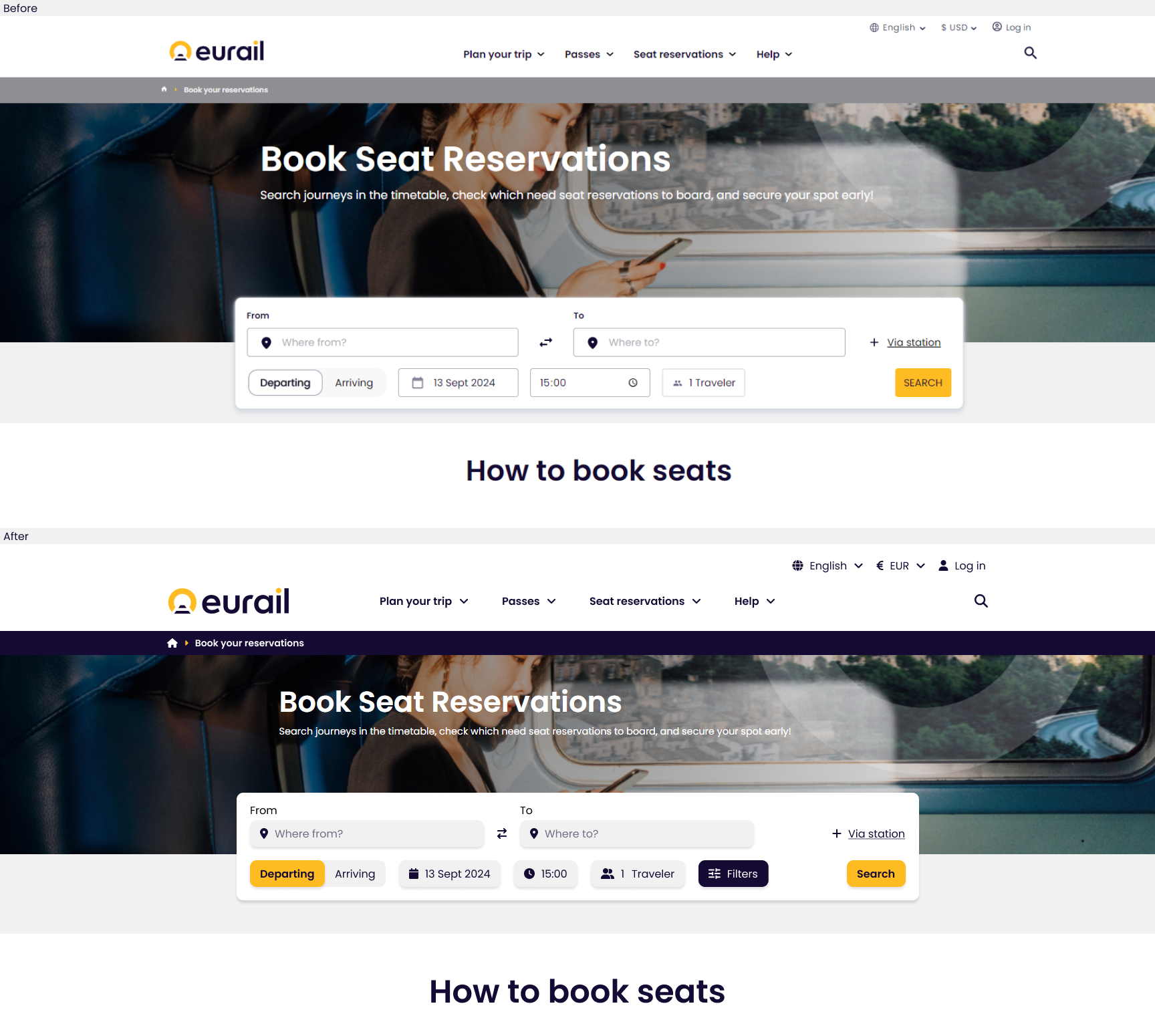 Eurail Before and After Image